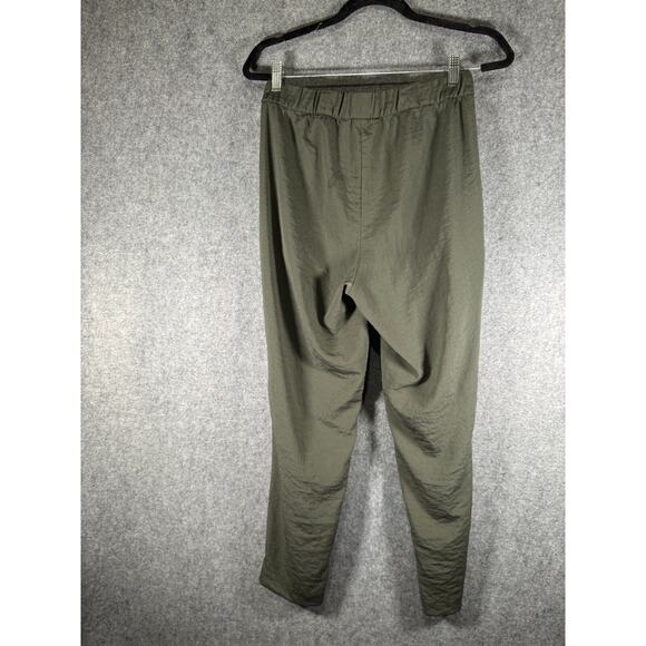 H&M Pants Women 6 Green Pull On Straight Relaxed‎ Stretch Vacation Summer Resort - Picture 6 of 8